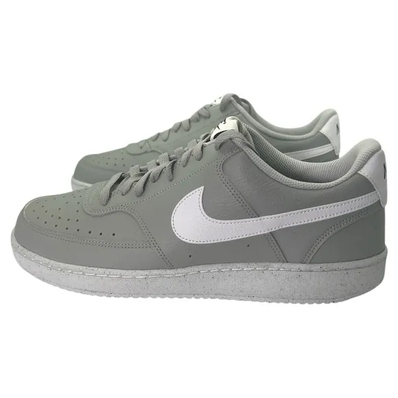 Size 11.5- Nike Court Vision Low Next Nature Grey Fog White-DH2987-003
