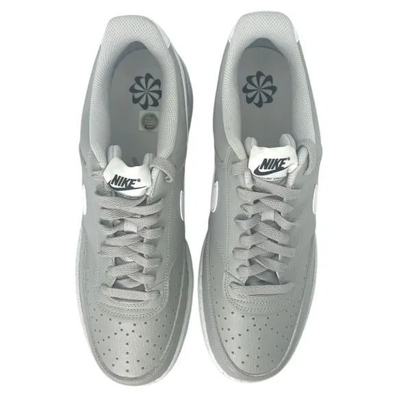 Size 11.5- Nike Court Vision Low Next Nature Grey Fog White-DH2987-003