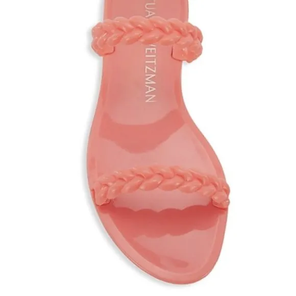 Stuart Weitzman Braida Sawyer Jelly Sandals, Size 9, Retail $125!