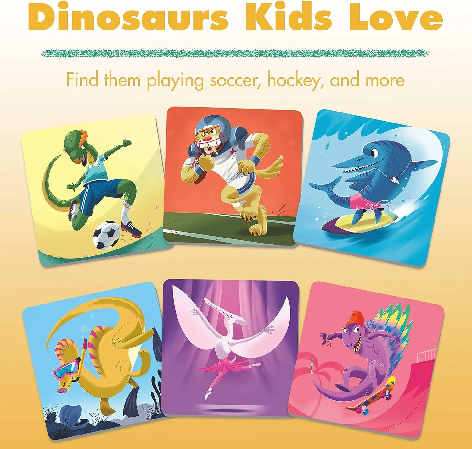 ThinkFun Memory®: Dinosaur Sports