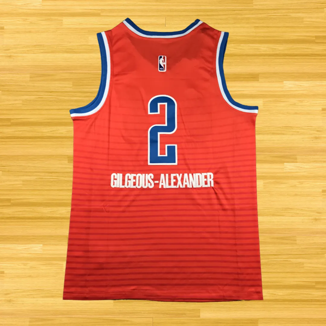 Thunder - Shai Gilgeous Alexander  - 24/25 Jersey - Red