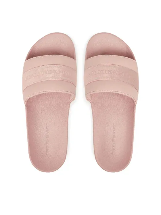 Tommy Jeans | Poolside Pantoletten With Webbing | TQN pink