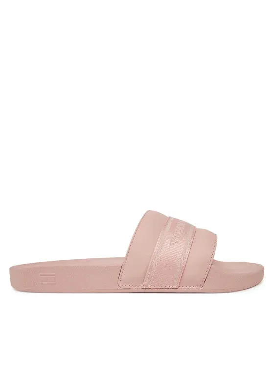 Tommy Jeans | Poolside Pantoletten With Webbing | TQN pink