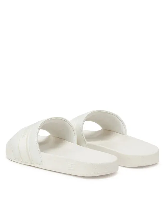 Tommy Jeans | Poolside Pantoletten With Webbing | YBL ecru