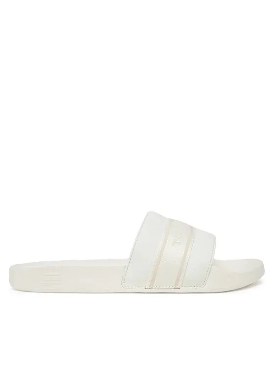 Tommy Jeans | Poolside Pantoletten With Webbing | YBL ecru