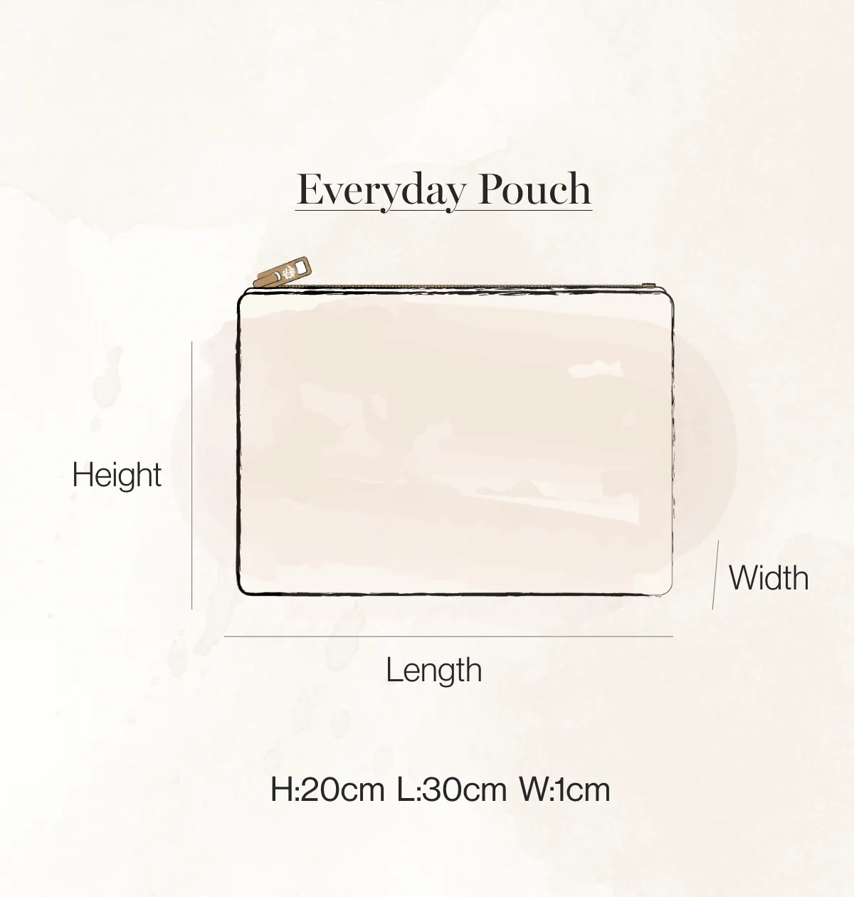 Turtle Conservation Everyday Pouch - Marine Navy Velvet