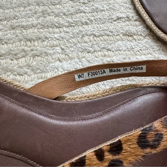 UGG Allaria leopard print flip flops