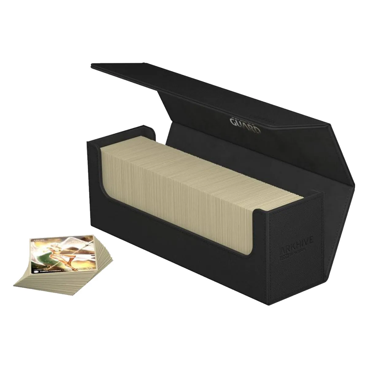 Ultimate Guard Arkhive 400  XenoSkin Monocolor Black Deck Box