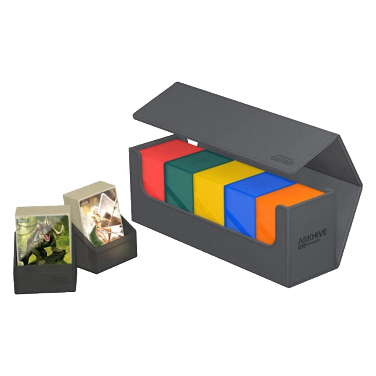 Ultimate Guard Arkhive 400  XenoSkin Monocolor Grey Deck Box