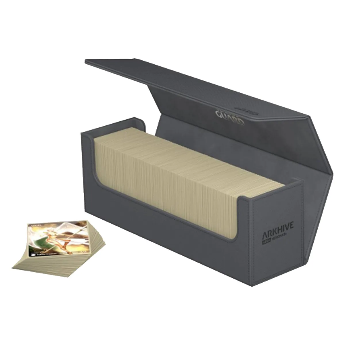Ultimate Guard Arkhive 400  XenoSkin Monocolor Grey Deck Box