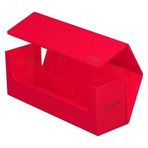 Ultimate Guard Arkhive 400  XenoSkin Monocolor Red Deck Box