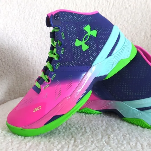 Under Armour Curry 2 Retro 'Northern lights' 2022 Basketball Shoes