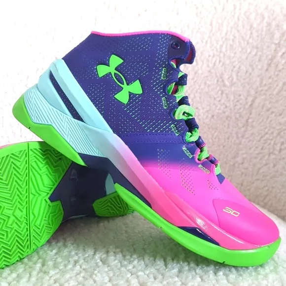 Under Armour Curry 2 Retro 'Northern lights' 2022 Basketball Shoes