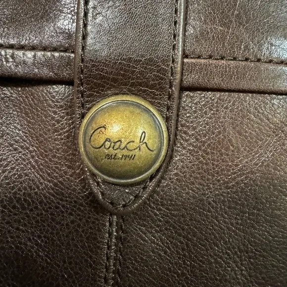 Vintage Coach Fayth Brown Heeled Leather Tall Women’s Boots 8 Riding Western