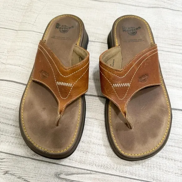 Vintage Dr. Martens Leather Flip Flops