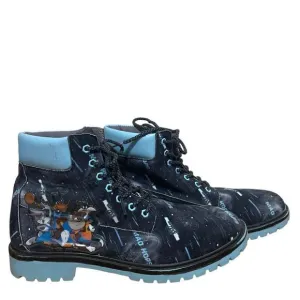 Warner Bros. Space Jam A New Legacy Blue Lace Up Ankle Boots Men's Sz 10