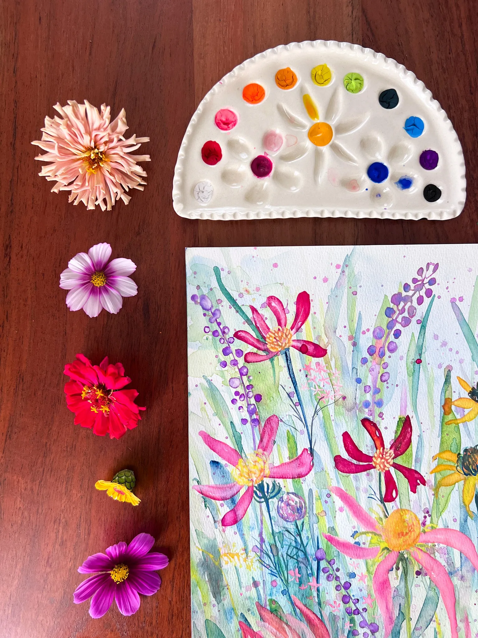 Wildflower Pocket Paint Palette