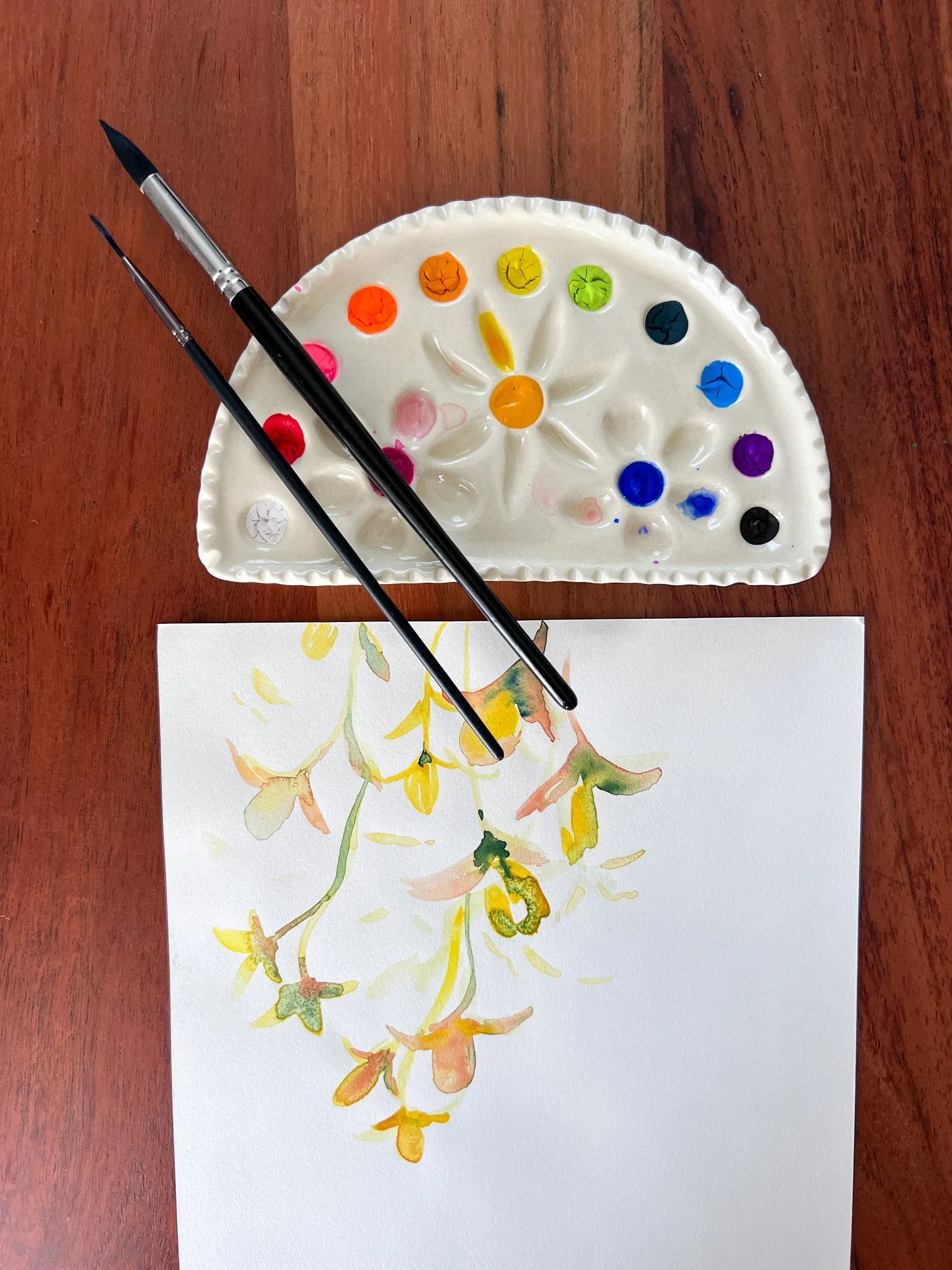 Wildflower Pocket Paint Palette