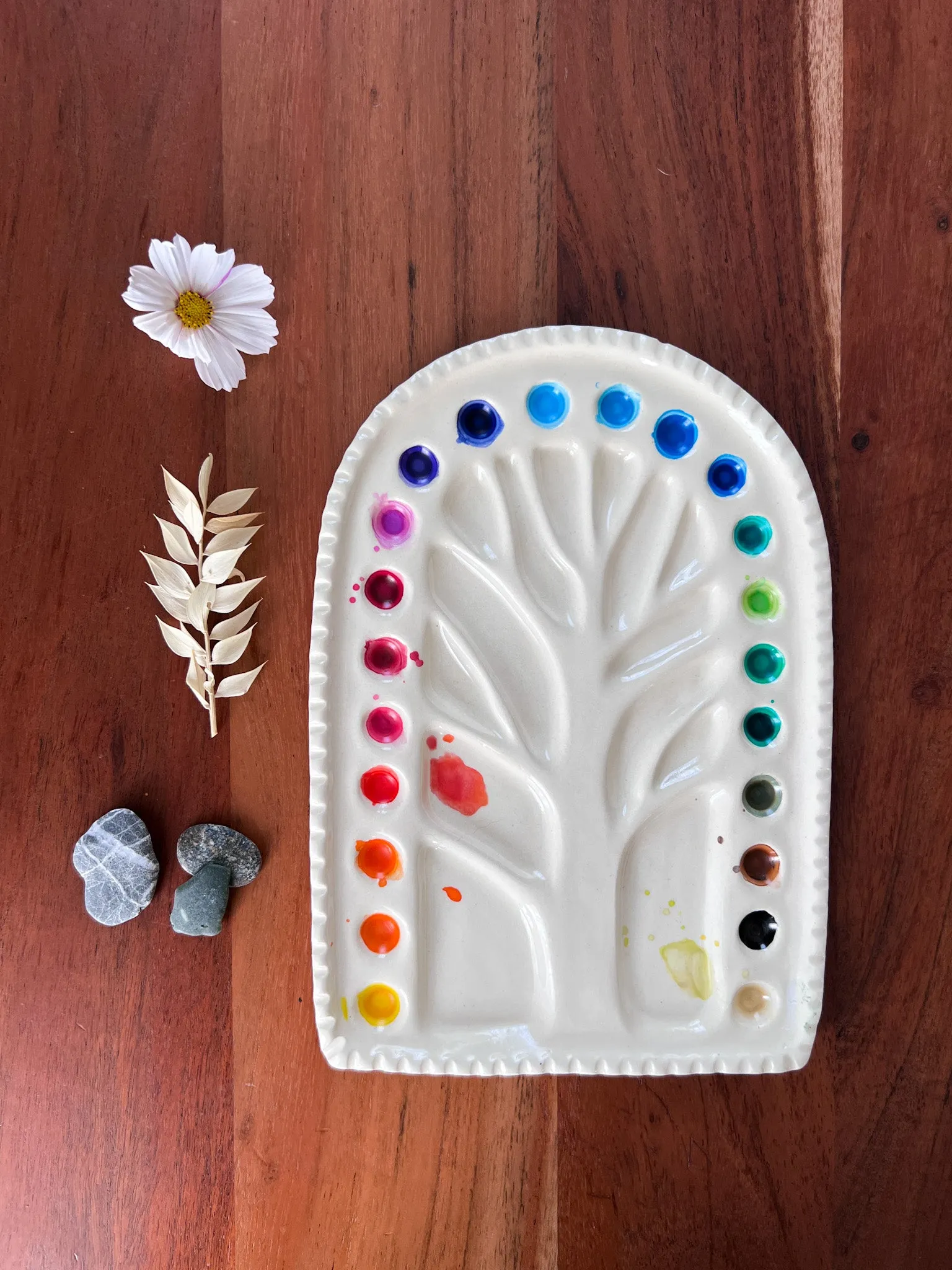 Winter Tree Paint Palette