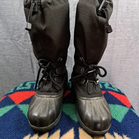 Women's Sorel Snowfall Boots sz 6 Black Style NL1140-010