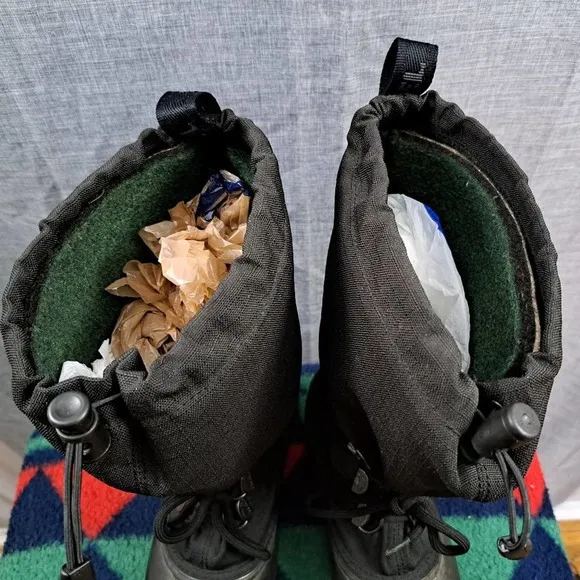 Women's Sorel Snowfall Boots sz 6 Black Style NL1140-010
