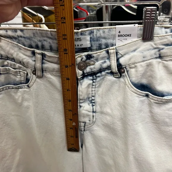 XIX Palms x Tribal Brooke High-Rise Wide Crop Jeans – Size 4