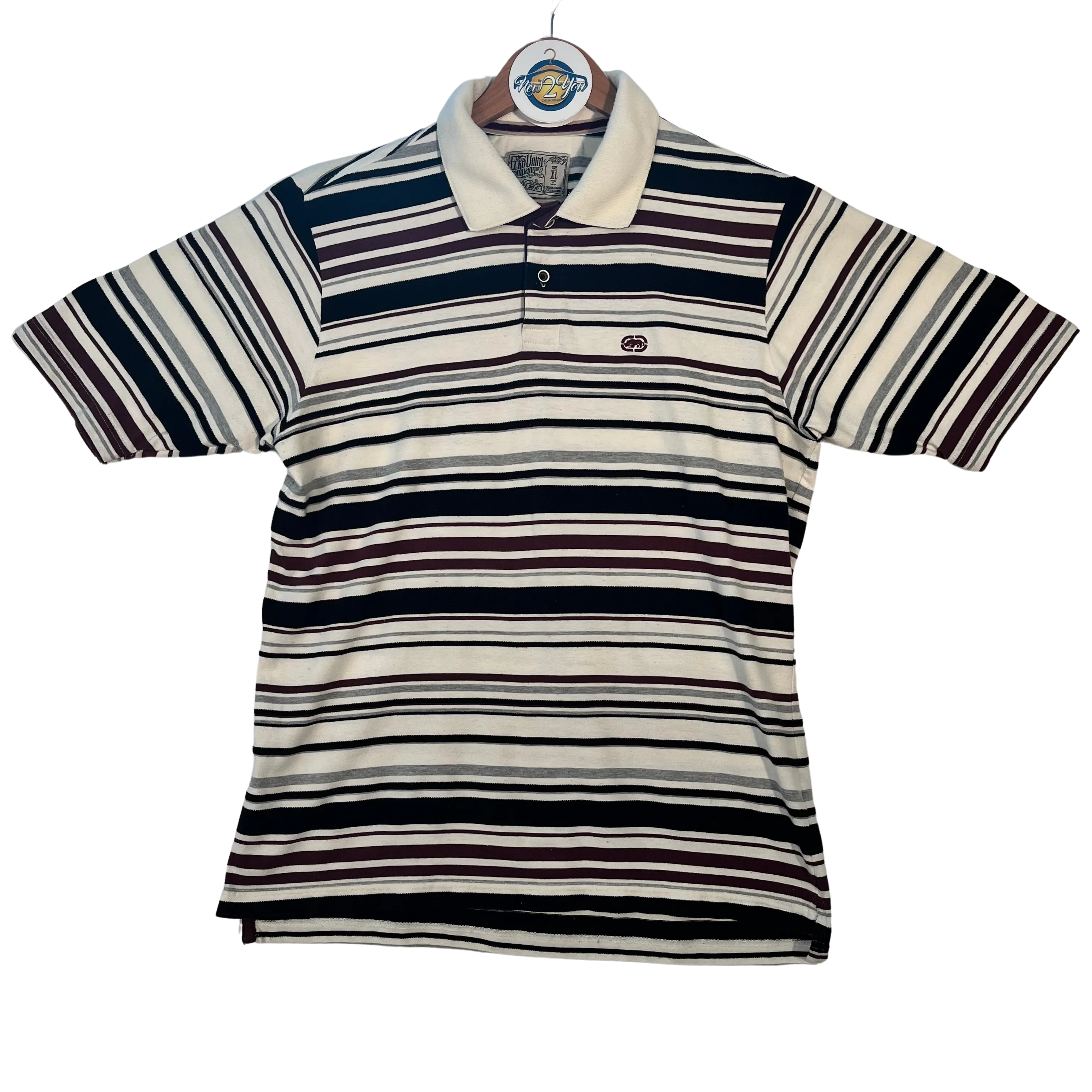 Y2K Ecko Unltd Striped Polo