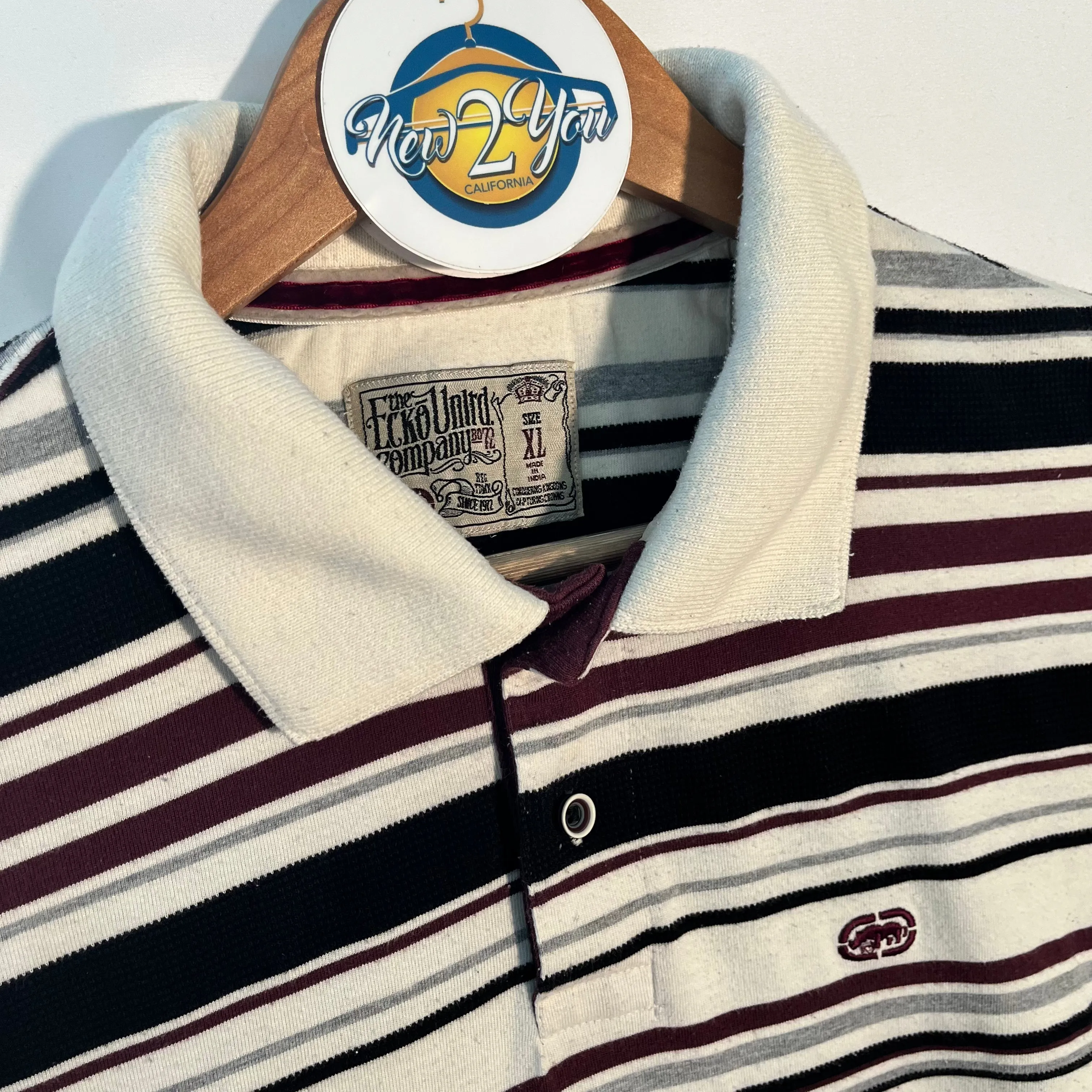 Y2K Ecko Unltd Striped Polo